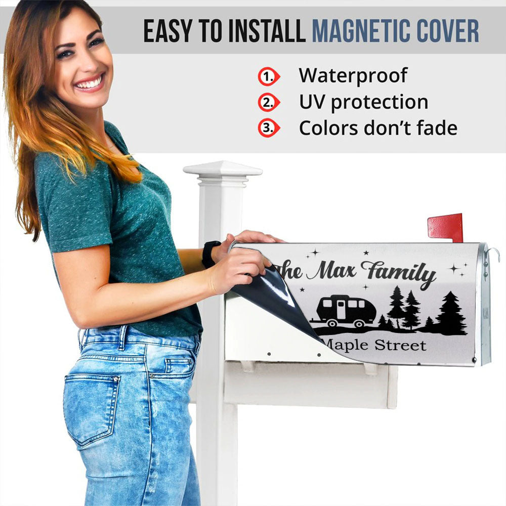Custom RV Camping Mailbox Cover, Gift For Camper AF