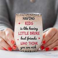 Thumbnail for Having Kids Mother's Day Gift For Mom- 12oz Personalized 304 Grade Stainless Steel Tumbler JonxiFon