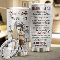 Thumbnail for The Day I Met You Personalized Tumbler AA