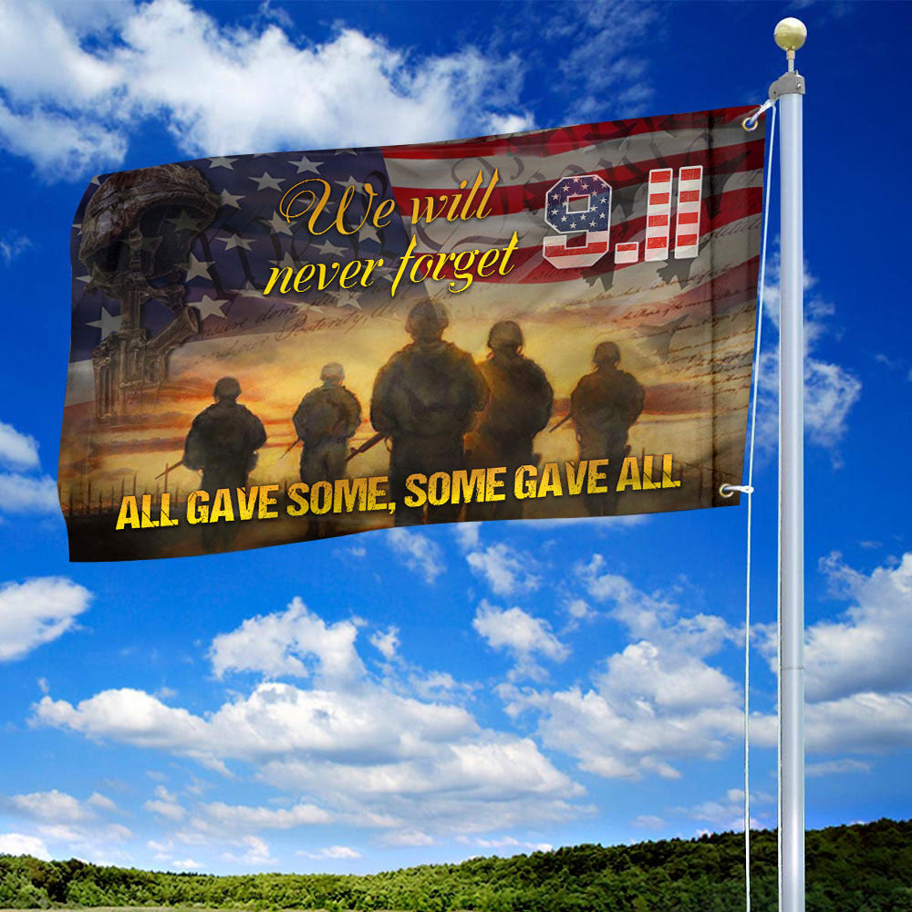 All Gave Some, Some Gave All Veteran Grommet Flag AJ