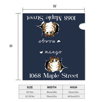 Thumbnail for Cats Opened Here Personalized Address House Magnetic Mailbox Cover, Personalized Gift For Cat Lovers AF