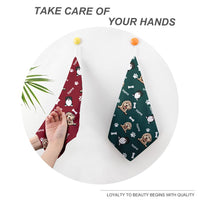 Thumbnail for Custom Dog Pattern Hand Towel, Pet Lover Gift JonxiFon