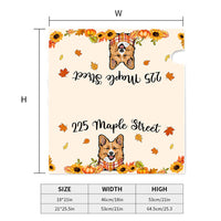 Thumbnail for Hello Fall Dog Cat Mailbox Cover, Dog Lover Gift AF