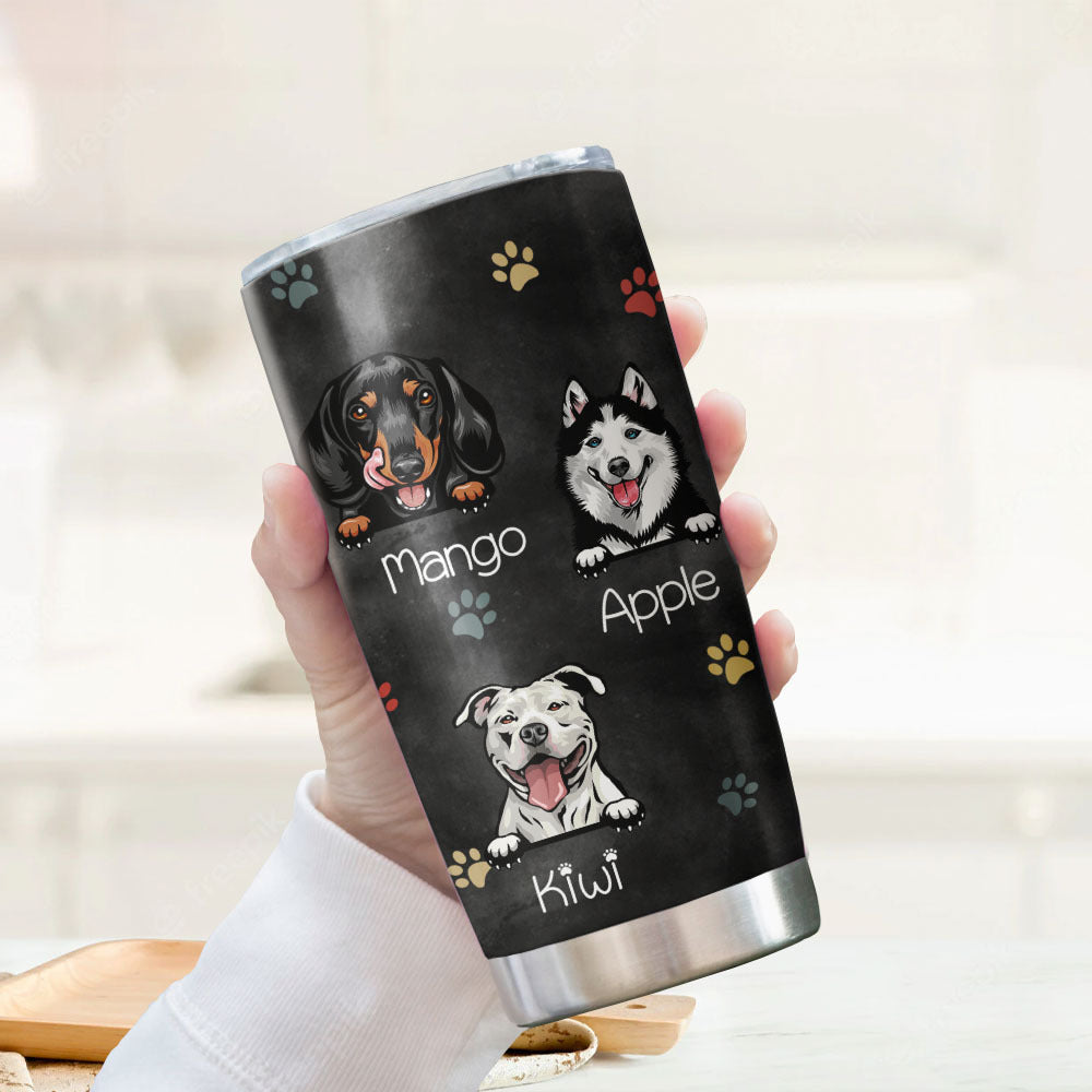 Five Things You Should Know About This Dog Mom Personalized Steel Tumbler, Best Gift for Dog Lovers AA