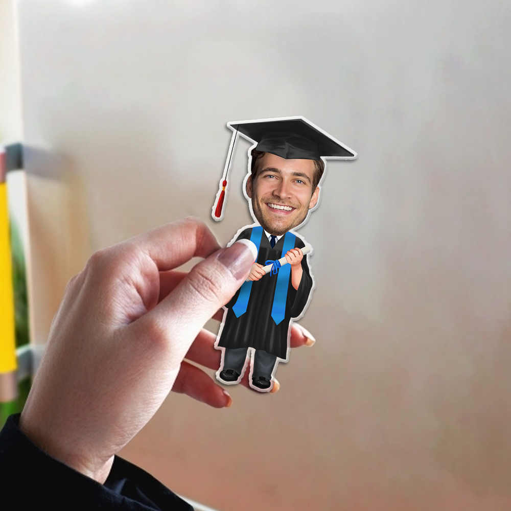 Personalized Photo Graduation Senior 2023 Magnet, Fridge Magnet, Graduation Gift JonxiFon