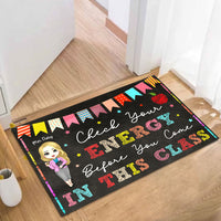 Thumbnail for Check Your Energy Teacher Doormat, DYI Classroom Decor AB