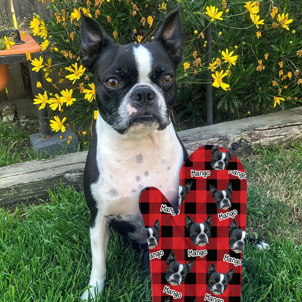 Custom The Cutest Pet Photo Oven Mitts & Potholder, Pet Lover Gift AI