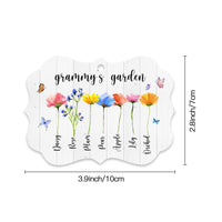 Thumbnail for Personalized Grandma Garden Christmas Benelux MDF Ornament, Christmas Gift For Grandma AE