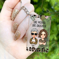 Thumbnail for Personalized Mom And Daughters Acrylic Keychain, Gift For Mom JonxiFon