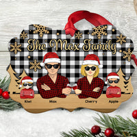 Thumbnail for Personalized Family Members Christmas Printed Wood Ornament, Customized Holiday Ornament AE