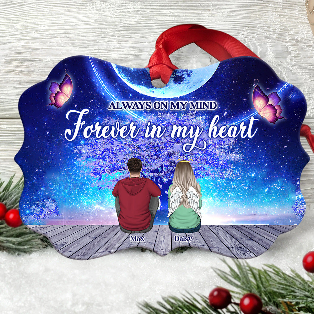 Personalized I'm Always With You Family Members Memorial Loss MDF Ornament AE