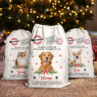 Thumbnail for Custom Christmas Santa Sack With Photo, Christmas Gift AB