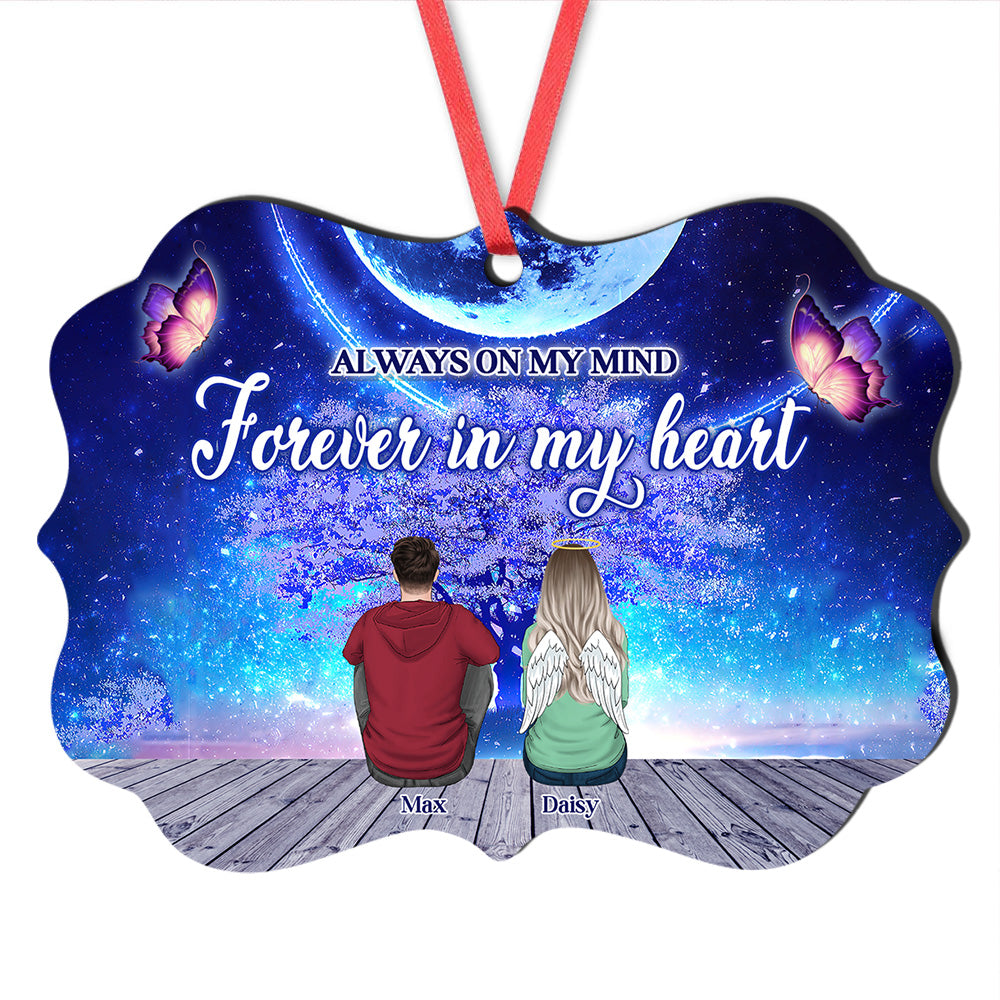 Personalized I'm Always With You Family Members Memorial Loss MDF Ornament AE