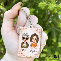 Thumbnail for Personalized The Day You Became My Mom Acrylic Keychain, Gift For Mom JonxiFon