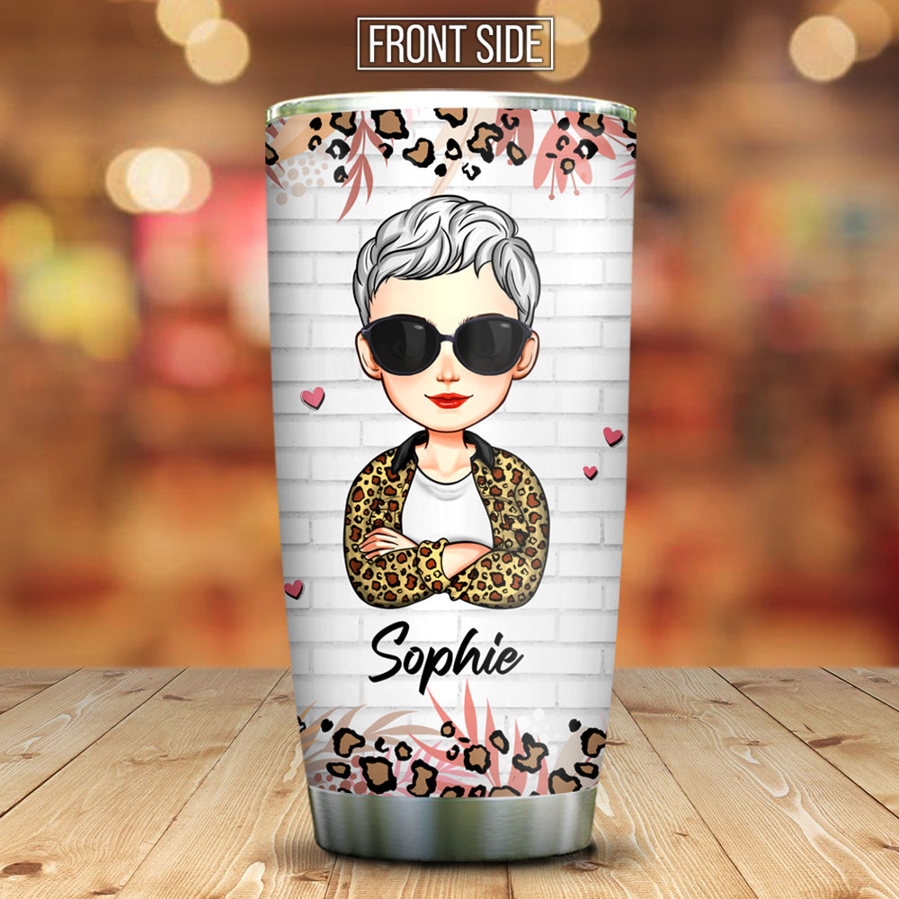 Personalized Livin' The Mom Life Tumbler, Gift For Mom AA