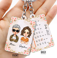 Thumbnail for Personalized The Day You Became My Mom Acrylic Keychain, Gift For Mom JonxiFon