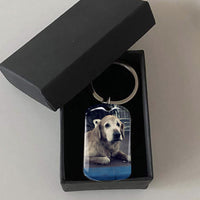 Thumbnail for I'll Hold You In My Heart Pet Memorial Metal Keychain, Pet Loss Gift AA