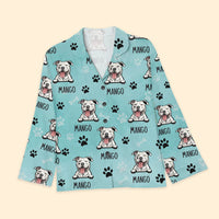 Thumbnail for Custom Dog Cat Clipart With Name Pajamas Set, Pet Lover Gift AB