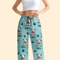 Thumbnail for Custom Dog Cat Clipart With Name Pajamas Set, Pet Lover Gift AB