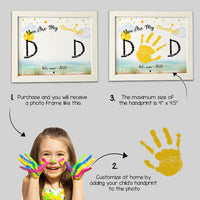 Thumbnail for You Are My Moonlight Dad Photo Frame, Kids Handprint Keepsake AA