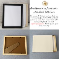 Thumbnail for Dad I Love Building Memories With You Photo Frame, Kids Footprint Keepsake AA