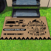 Thumbnail for Weekend Forecast, What Happens At The Campground - Camping Doormat AB