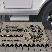 Thumbnail for Weekend Forecast, What Happens At The Campground - Camping Doormat AB