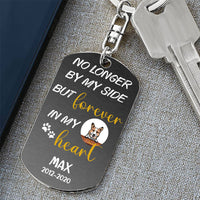 Thumbnail for No Longer By My Side But Forever In My Heart - Dogs Keychain Memorial Gift AA