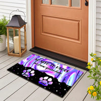 Thumbnail for Hologram Pawprints A House Is Not A Home Without Pawprints - Pets Personalized Doormat Ann