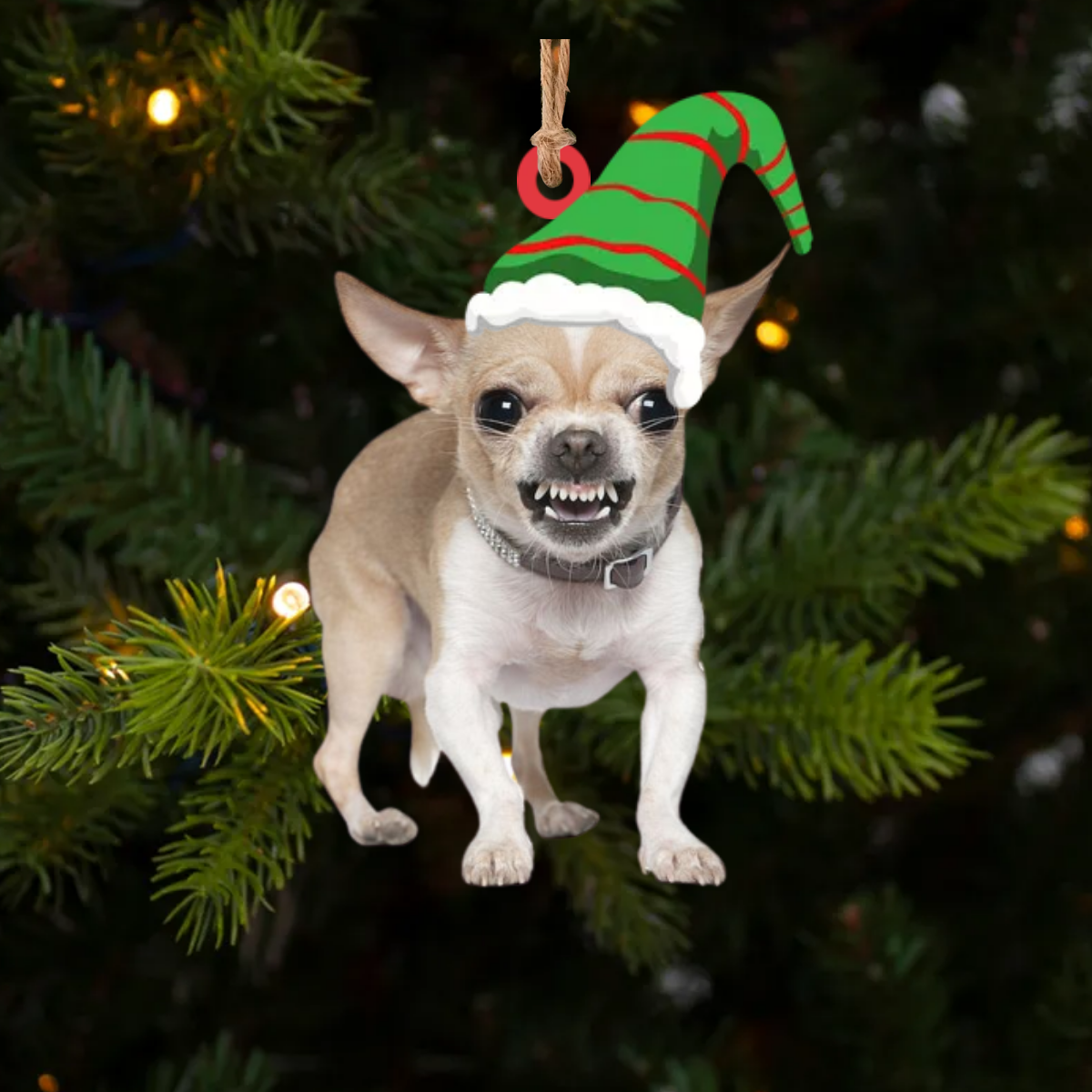 Pet Upload Photo Christmas Custom Shape Acrylic Ornament, Gift for Cat, Dog Lovers AE