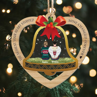 Thumbnail for Personalized Family Memorial Heart Shape Printed Acrylic Ornament, Holiday Gift For Family AE